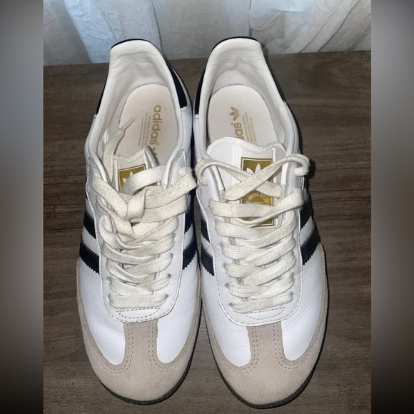 Addidas Samba OG white sneakers size 6.5 - Picture 5 of 9